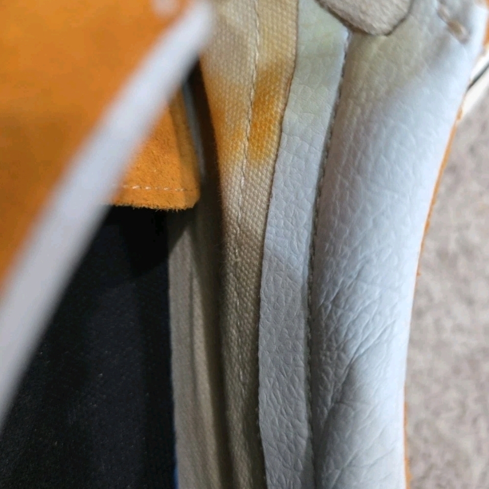 219 Vans Bold Ni Suede Low Top Sneakers Orange Zinna Men's Size 13 - Picture 14 of 14